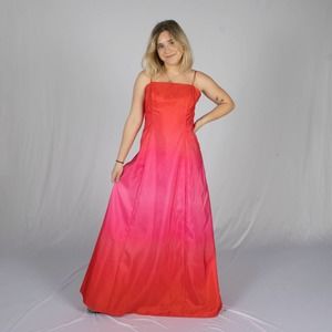 90s Niki Ombre Prom Dress | S | Bust 36" | Vintage size 6 | Vintage VTG